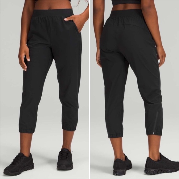 Lululemon Adapted State High-Rise Cropped Jogger black 4 - Picture 1 of 6